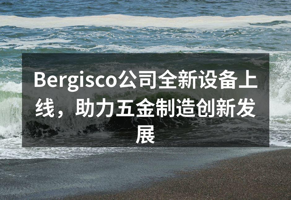 Bergisco新设备正式上线